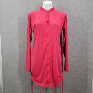 BEACH HOUSE SPORT INTERVAL BEACH COVER DRESS, SIZE XL
